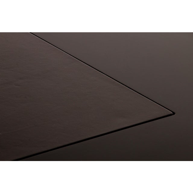 Mid-Century Modern T96 Executive Corner Desk in Black Lacquered Wood by Osvaldo Borsani for Tecno, 1950s For Sale - Image 3 of 18
