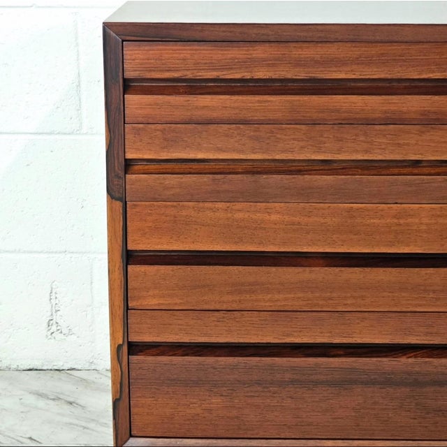 Poul Cadovius 1950s Rosewood Bachelors Chest by Poul Cadovius For Sale - Image 4 of 10