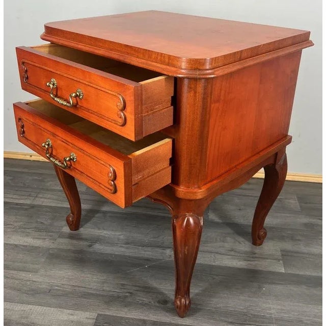 Vintage Louis XVI French Carved Nightstand For Sale - Image 11 of 12