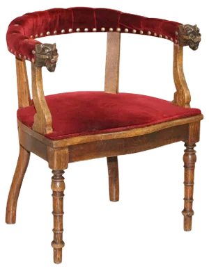 Antique Regency Oak Carved Bergere Armchair