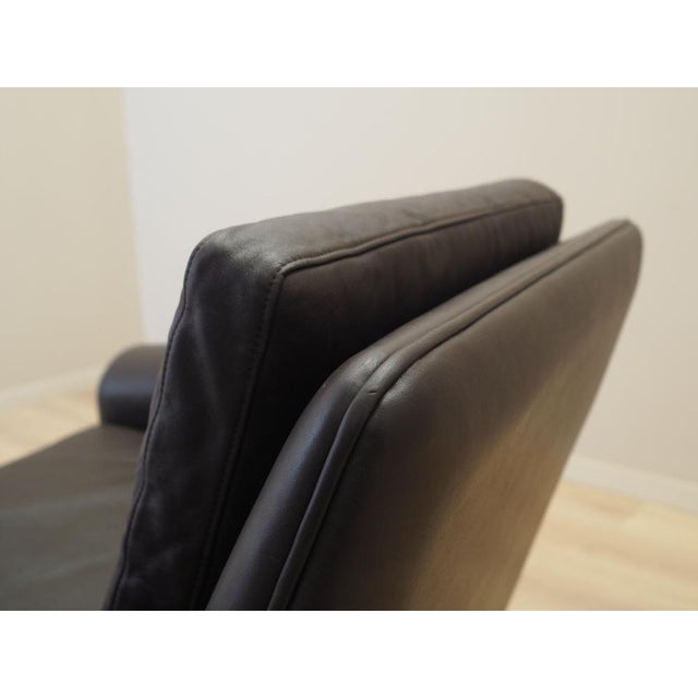 Danish Brown Leather Armchair by Aage Christiansen for Erhardsen & Andersen, 1960s For Sale - Image 14 of 18