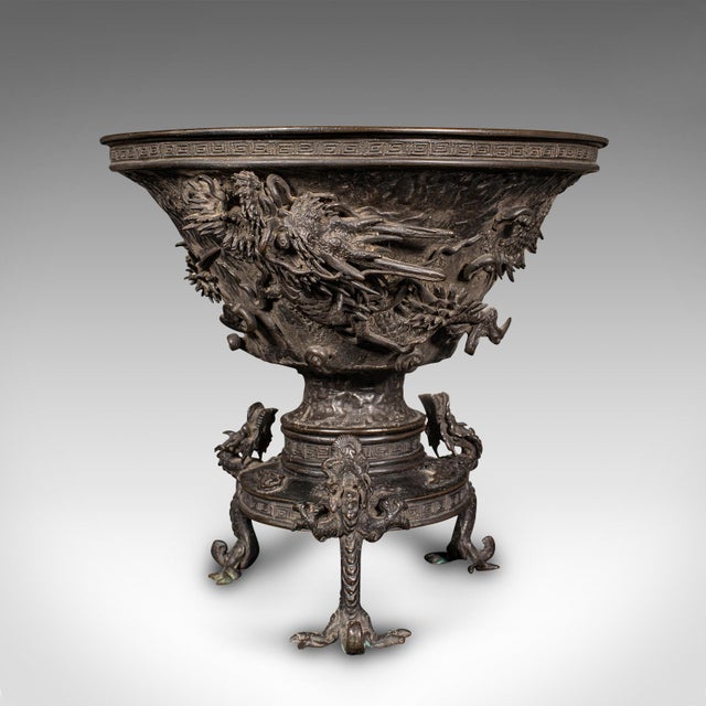 Victorian 1850's Antique Censer Bowl For Sale - Image 3 of 11