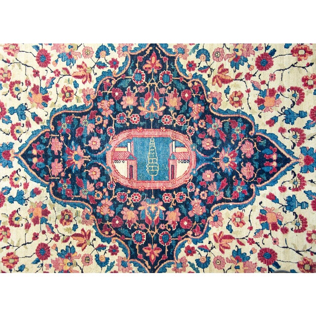 Early 20th Century Tehran Rug For Sale - Image 12 of 15