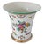 Vintage Chinese Export Porcelain Cachepot – Botanical Fruit & Butterflies Motif With Gilt Trim For Sale In San Diego - Image 6 of 10