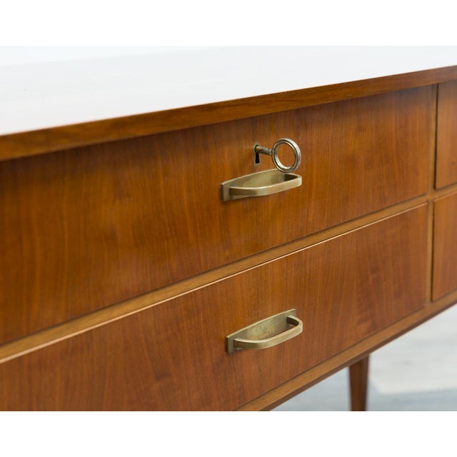 Sideboard with Drawers in Walnut, 1950s For Sale - Image 10 of 13