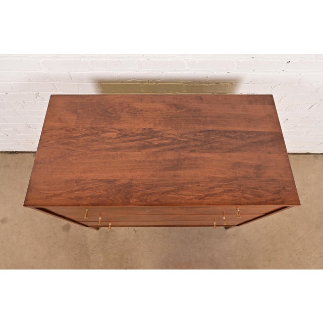 Paul McCobb Planner Group Solid Birch Dresser or Chest of Drawers, Newly Refinished For Sale - Image 12 of 15