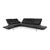 Plura Corner Sofa in Black Leather with Manual Function by Rolf Benz For Sale - Image 5 of 18
