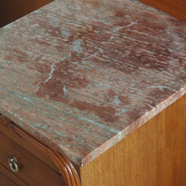 Brown Dressing Table with Mirror, 1890s For Sale - Image 8 of 18