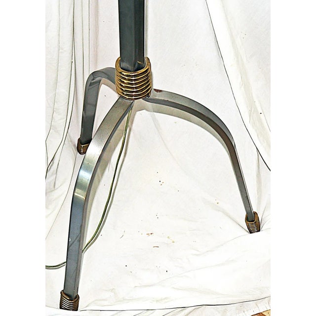 Italian Italian Milano Relux Steel Torchiere Floor Lamp For Sale - Image 3 of 6