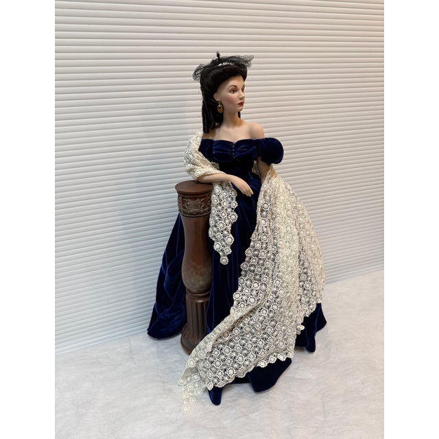 American Circa 1998 Franklin Mint "Scarlett's Portrait" Doll For Sale - Image 3 of 12