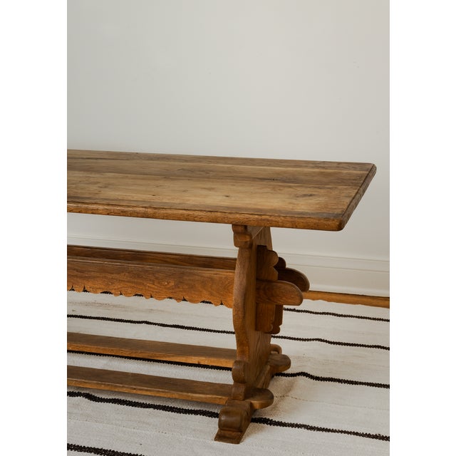 Danish Mid Century Modern Oak Coffee/Side Table For Sale In Tulsa - Image 6 of 6