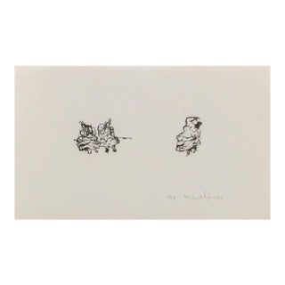 Manfred Schwartz the Flamenco Dancers Lithograph For Sale