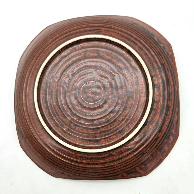Mid 20th Century Glazed Stoneware Decorative Plate For Sale - Image 10 of 11