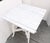 Late 19th Century Antique French Farmhouse Stretcher Table/Distressed White For Sale - Image 5 of 5
