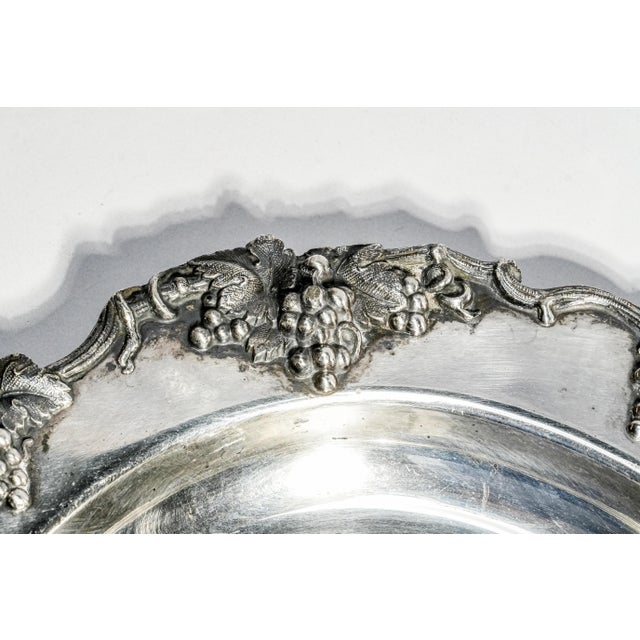 Silver Amazing Large Antique Silverplate Regatta Trophy Presentation Tray Nautical Home Decor For Sale - Image 8 of 13