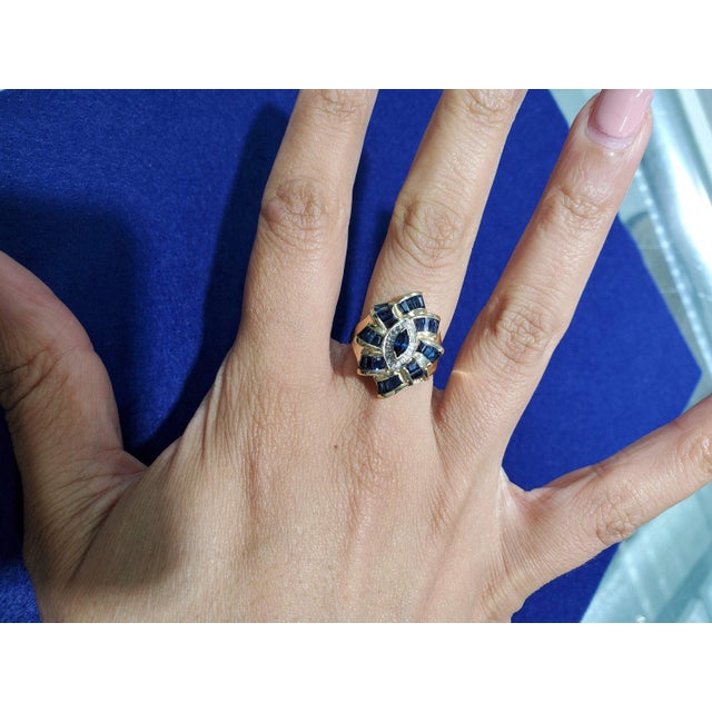 ♥ Product Summary ♥ Main Stone: Sapphire & Diamonds Approx. Total Carat Weight: 3.00cttw Stone Cut: Baguette, Marquise,...