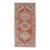 Vintage Turkish Oushak Gallery Runner With Floral's in Orange and Green 4'7 X 10'3 For Sale
