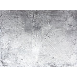 Matt Aston "Quicksilver" Large Contemporary Abstract Metallic Silver Gestural Painting, 2024 For Sale