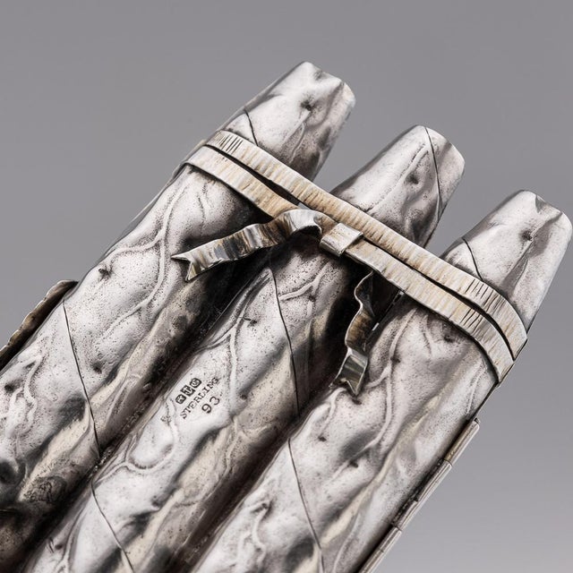 Antique American Silver Cigar Case, 1880 For Sale - Image 16 of 18