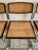 Vintage Cantilever Chairs with Vienna Straw, 1970s, Set of 6 For Sale - Image 12 of 15