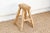 Farmhouse Country Style Vineyard Wood Stool For Sale - Image 3 of 6