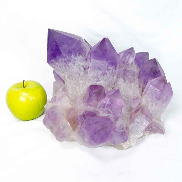 2020s Bolivia Amethyst Cluster, 18 Pounds, Natural Crystal (#H0261) For Sale - Image 5 of 6