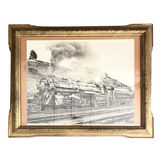 19th Century Photograph of Locomotive Train For Sale
