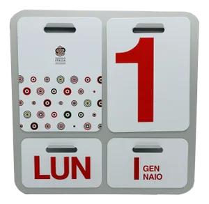 Perpetual Formosa Wall Calendar by Enzo Mari for Danese, 1963