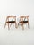 Walnut Dining Chairs, 1950s, Set of 2 For Sale - Image 3 of 12