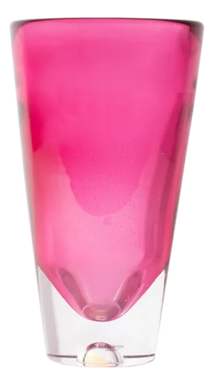 Goran Warff Kosta Boda Pink “Sound” Vase