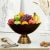 Dimensions: 9" W X 9" D X 5" H This vintage brass bowl is handcrafted by artisans using basic hand tools. Due to the...