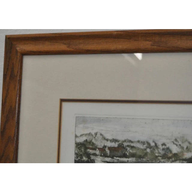 Don Magno "Brighton Canal" Aquatint Etching For Sale - Image 9 of 11