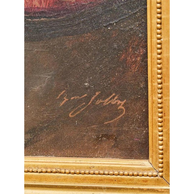 Henri-Jean Baptiste, Jolly, Oil on Panel For Sale - Image 3 of 7