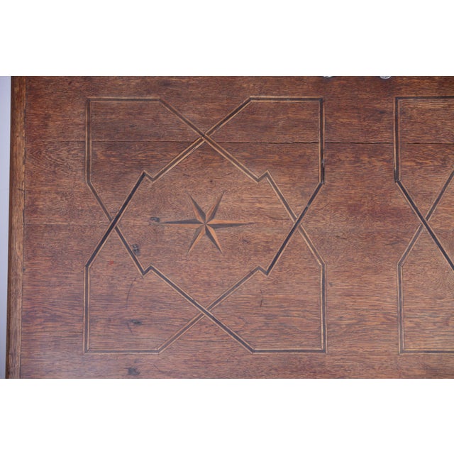 Antique Baroque Oak Chest, 1750s For Sale - Image 17 of 18