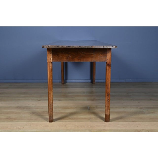 Late 19th Century Chestnut Farmhouse Table For Sale - Image 9 of 14