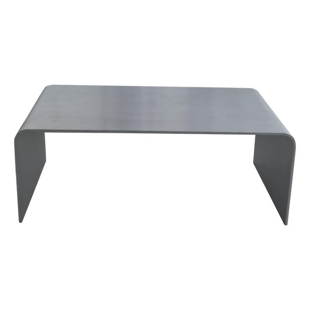 Small Flow Sculptural Waterfall Coffee Table in Aluminum by Veliento For Sale