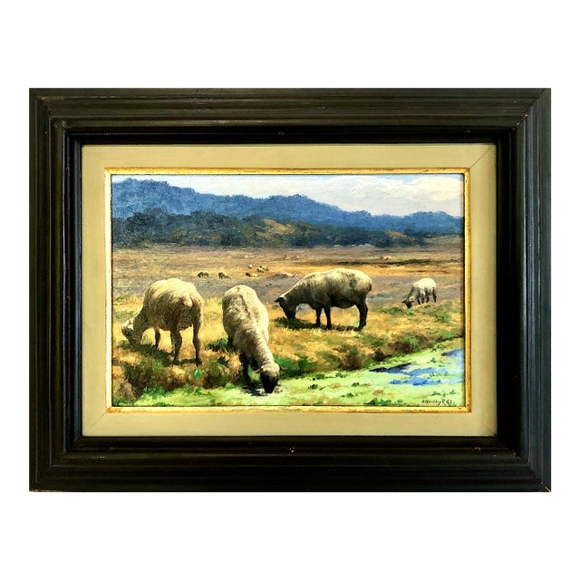 Pastoral Landscape of Almoloya Del Río, Mexico, by Austreberto Morales Ramírez For Sale