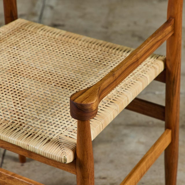 Gio Ponti Cane Seat Armchair for Knoll International For Sale - Image 15 of 18