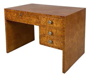 Italian Art Desk in Wood and Steel, 1930s
