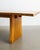 A rare danish modern free form sculptural wooden console table bench in solid stained oak designed and produced by an...