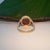 Red 12.5Ct Star Ruby Cabochon Ring With Earth-Mined Diamond Accents: Solid 14k Gold, Size 6.75 For Sale - Image 8 of 9