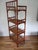 1990s Vintage Palecek Bamboo Etagere Four Shelf Bookcase For Sale - Image 5 of 8