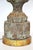 Metal Large Vintage Neoclassical Tuscan Verdigris and Gold Patina Plaster Table Lamp For Sale - Image 7 of 8
