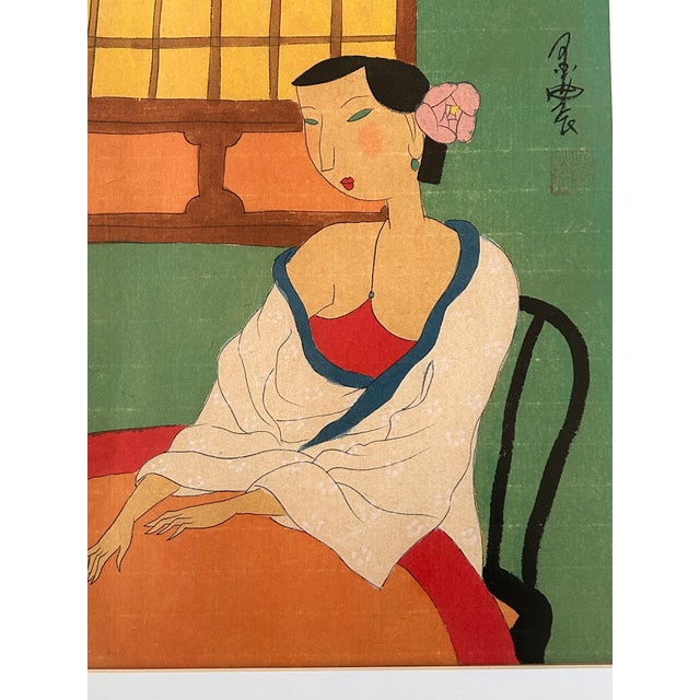 Hu Yongkai Chinese Art Ink Gauache on Paper For Sale - Image 4 of 7