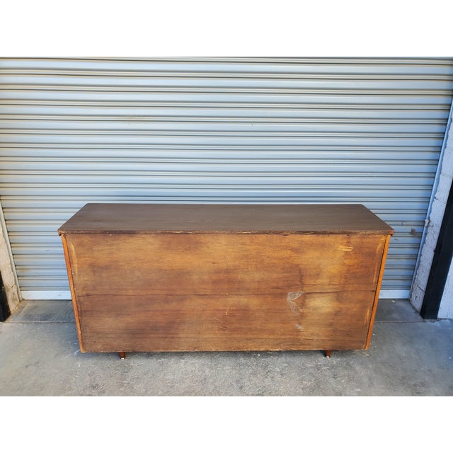 Vintage Walnut Credenza For Sale - Image 10 of 16