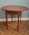 Mid 20th Century Pair of Hickory Chair Style Drop Leaf Side Tables With Fan Inlay and Brass Pulls For Sale - Image 9 of 12