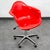Mid Century Modern Lounge Chair Ray Eames Herman Miller Red Arm Shell Modernica For Sale - Image 12 of 12