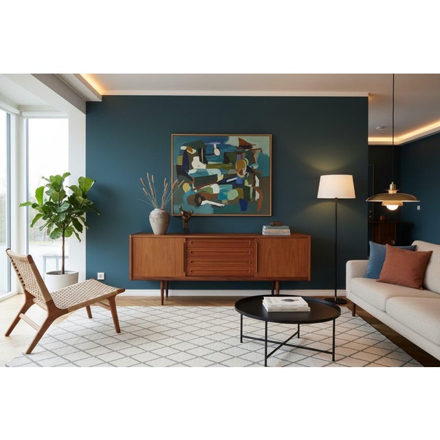 Vintage Danish Teak Sideboard by Johannes Andersen for Uldum Furniture Factory, 1960s For Sale - Image 9 of 18
