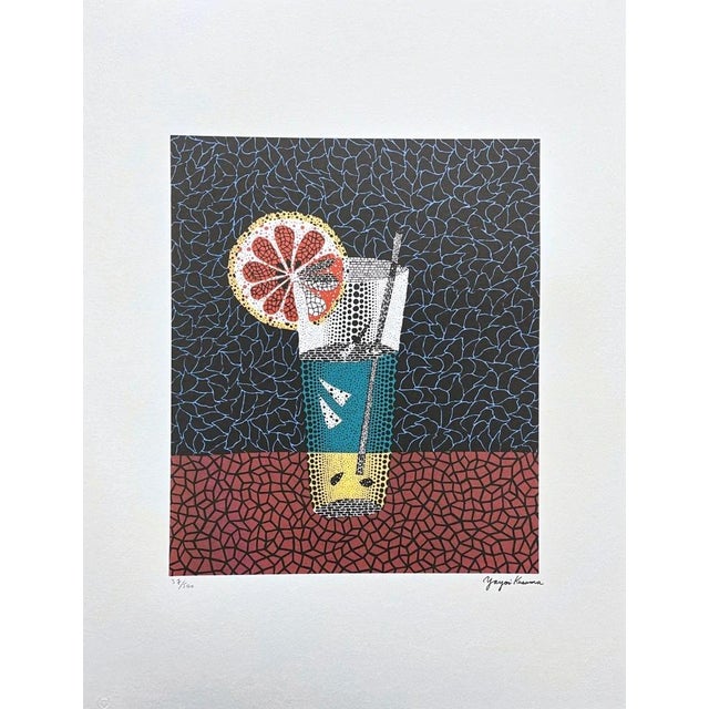 After Yayoi Kusama, Lemon Squash, Lithograph, 1980s For Sale
