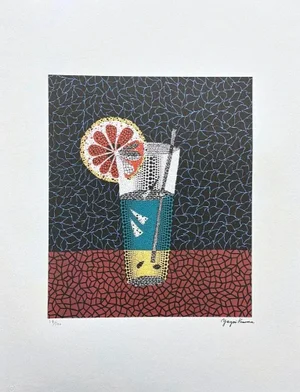 After Yayoi Kusama, Lemon Squash, Lithograph, 1980s